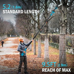 Upgraded 2-in-1 Electric Garden Tool Set Cordless Pruning Shears and Telescopic Long Pole Chainsaw - Product Image 5