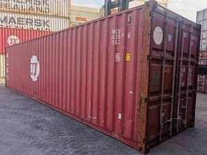 Conteneur maritime sec d'occasion de 40 pieds, conteneur d'expédition d'occasion pour utilisation en entrepôt près du port de Guangzhou / Shenzhen - Product Image 4