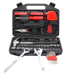 Juego de Herramientas Profesionales de 60 Piezas, Juego de Herramientas de Reparación para el Hogar de Acero al Carbono, Incluye Martillo, Cinta Métrica, Llave Inglesa, Juego de Llaves Hexagonales - Product Image 4