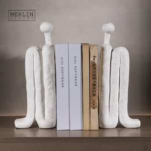 Decoración de sala de estar de Merlín, adornos de <span class=keywords><strong>personas</strong></span> abstractas arrodilladas, decoración de cerámica para el hogar para otra decoración <span class=keywords><strong>del</strong></span> hogar - Product Image 5