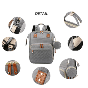 Vendita calda in fabbrica sacco <span class=keywords><strong>a</strong></span> pelo mummia zaino per pannolini borsa per pannolini <span class=keywords><strong>borse</strong></span> per pannolini - Product Image 5