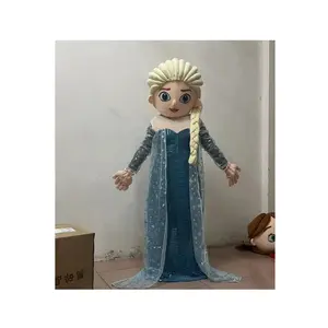 Costume de mascotte commercial mignon <span class=keywords><strong>Elsa</strong></span> princesse Anna princesse <span class=keywords><strong>Olaf</strong></span> pour adulte - Product Image 1