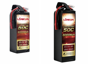 แบตเตอรี่โดรน Longkun แบตเตอรี่ UAV 6S 22.2V 10000mAh 25C FPV Lipo สำหรับโดรน RC ควอดคอปเตอร์ เครื่องบิน เฮลิคอปเตอร์ - Product Image 5