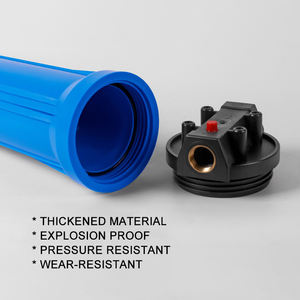 20 "पूरे घर के पानी की शुद्धि के लिए फिल्टर पोत, पारदर्शी पॉलीप्रोपाइलीन कटोरे, तलछट कार्बन आयरन मैंगनीज फिल्टर के लिए - Product Image 4