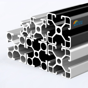 Profilés extrudés en <span class=keywords><strong>aluminium</strong></span> Garde-corps en <span class=keywords><strong>aluminium</strong></span> <span class=keywords><strong>anodisé</strong></span> Série <span class=keywords><strong>80</strong></span>*160mm Profilé <span class=keywords><strong>aluminium</strong></span> extrudé à rainure en T Intustry lourd - Product Image 4