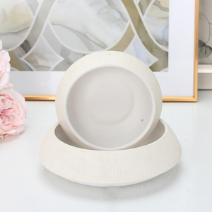 V172 White Ceramic <strong>Vase</strong> Set Round <strong>Vase</strong> for Plant <strong>Personalised</strong> <strong>Vase</strong> - Product Image 6