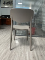 Silla de Comedor Moderna, Simple, de Lujo Ligero, Apilable, para Jardín, Estudio, Sala de Estar, Cocina, Estilo Italiano, de Plástico PP Grueso