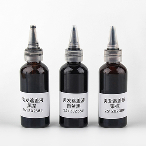 Copertura Speciale Color Tè Nero per Saloni di Parrucchieri e Barbieri, Agente Colorante Bianco per Capelli con Colori Personalizzabili per la Colorazione dei Capelli - Product Image 1