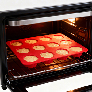 Molde de Silicona para Hornear de Grado Alimenticio, Antiadherente, Reutilizable, para Pastel <span class=keywords><strong>Savarin</strong></span>, Pan y Otros Reposteros, para Uso Comercial y Doméstico - Product Image 6