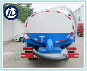 Piccola aspirazione per fognature e camion per la pulizia ad alta pressione 3000-4000L camion per acque luride sottovuoto camion cisterna settico - Product Image 6