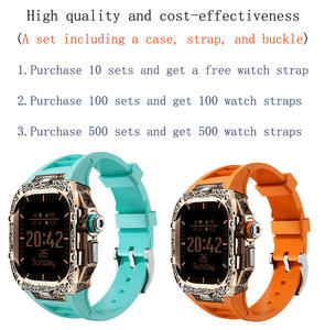 <span class=keywords><strong>สาย</strong></span>รัดเคสซิ<span class=keywords><strong>ล</strong></span>ิโคน iWatch แบบบูรณาการสุดพิเศษสายนาฬิกาสำหรับ Apple Watch สุดหรูใหม่49mm - Product Image 2