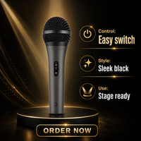 Microphone dynamique de chant en métal de haute qualité JINJUE PD400, microphone filaire professionnel, adapté aux scènes de performance