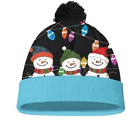 Bonnet de ski en laine multi-panneaux pour Noël, respirant, imperméable, ajustable, unisexe, pour adulte, taille personnalisée