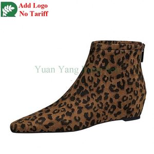 Chaussures bohèmes hippies, <span class=keywords><strong>bottes</strong></span> en cuir de vachette à motif floral faites à la main - Product Image 2