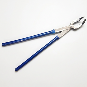 Pince à griffes de chat pour creuset, 14 pouces, pour la pose de bijoux, outils de bricolage, manche bleu, en fer, SUNTOOLS/STIPL - Product Image 1