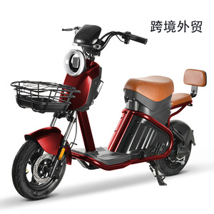 Electric <b>Scooter</b> 500W 48V20AH Brushless Motor Seat Adult Two-Wheel With Basket And Backrest - Product Image 5