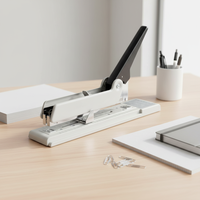 Agrafeuse Manuelle de Bureau Grande Capacité, Fourniture de Papeterie, Agrafeuse Robuste à Bras Long Portée, 200 Feuilles, Format A3 A4, Vente en Gros