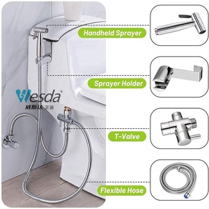 Ручной распылитель биде из нержавеющей стали - Product Image 4