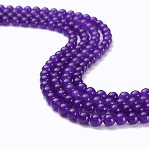 Pierres précieuses taillées brillantes pour la fabrication de bijoux Variété de couleurs Matériaux Opale Rhodonite Aquamarine Labradorite Perles de 8 mm - Product Image 1