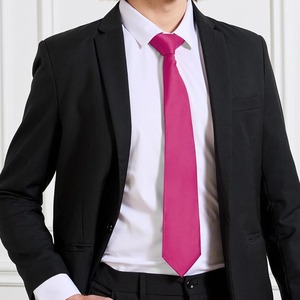 Corbata de Vestir Lisa Clásica para Hombre, Color Sólido, Venta al por Mayor, Corbata Formal Lisa para Hombre - Product Image 5