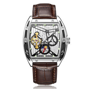 Montres pour hommes, fournisseurs de montres automatiques mécaniques, montres-bracelets pour hommes <span class=keywords><strong>Boss</strong></span>, <span class=keywords><strong>cuir</strong></span>, tourbillon, rectangle, automatiques, luxe pour hommes - Product Image 6