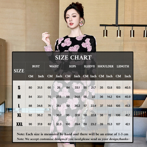 ZYHT 65473 Abito Romantico Floreale <span class=keywords><strong>al</strong></span> <span class=keywords><strong>Ginocchio</strong></span>, Maniche Lunghe, Rosa Trasparente, Elegante e Modesto, in Tulle con Applicazioni per Donne - Product Image 3