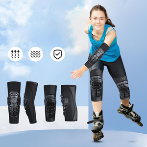 Malla transpirable Flexible protectora suave ligero acolchado codo manga y rodilleras para esquí patinaje snowboard Unisex - Product Image 2
