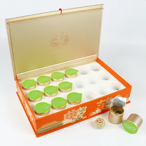 Crown Win Pappe Premium Tee Pr Box frische Tee-Pakete Luxus Design Logo gedruckt Tee Verpackung Magnet box Kutu Papier boxen