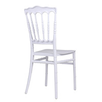 Vente en gros de chaises Napoléon empilables pour banquets, hôtels, mariages, repas, chaises Napoléon blanches en plastique résine