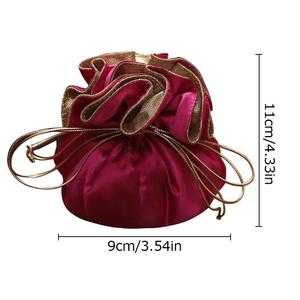 Bijoux de mariage boîte-cadeau sac douche décor créatif bricolage Portable Phalaenopsis velours bonbons sacs - Product Image 6