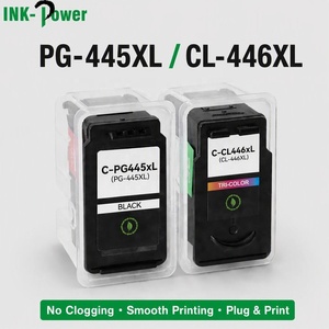 Cartouche d'<span class=keywords><strong>Encre</strong></span> Jet d'<span class=keywords><strong>Encre</strong></span> INK-POWER PG-445 CL-446 PG445 CL446 PG 445 445XL 446 446XL pour Imprimante <span class=keywords><strong>Canon</strong></span> <span class=keywords><strong>PIXMA</strong></span> MG2540 MG2440 - Product Image 1