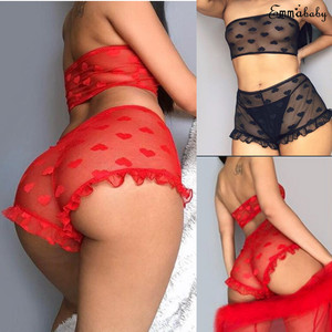 Lingerie in Pizzo di Alta Qualità, Intimo Trasparente da Donna, Lingerie Sexy, Biancheria da Notte Seducente - Product Image 4