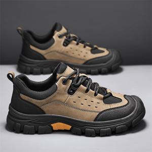 Zapatos de <span class=keywords><strong>Senderismo</strong></span> de Piel Auténtica de Alta Calidad, Antideslizantes, Cómodos, Unisex, para Deportes al Aire Libre - Product Image 4