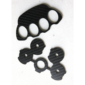 Lámina de Fibra de Carbono de Corte CNC, Acabado Brillante Mate 3k, Fabricación OEM - Product Image 1