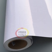 Vinyle d'impression au rouleau 0.914 1.07 1.27 1.52m pour les matériaux imprimables à l'encre UV à encre éco-solvant extérieure