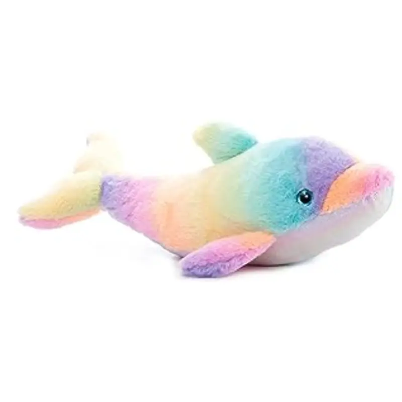 2024 Hot Sale Multiple Color Custom Dolphin Animal Super Soft Stuffed Plush Toy For Kids Gift