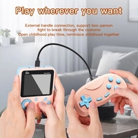 G5 3-Zoll-Farbdisplay 500 Spiele in 1 Klassischer Retro-Handheld-Spieler Mit Gamepad Spielkonsole Unterstützt TV-Ausgang