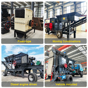 Di động di động đá nhà máy nghiền rung màn hình hộp máy nghiền động cơ và PLC mỏ khai thác mỏ quặng tốt nghiền dòng - Product Image 4