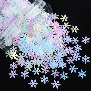 300pcs/pack, Snowflake Design Throwing Confetti, Snowflakes Confetti For  Christmas Wedding Birthday Holiday Party Table Decorations Supplies,  Snowflak