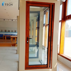 Nhà cung cấp Trung Quốc đôi kính cách âm nhôm ốp gỗ cửa sổ cho doanh số bán hàng - Product Image 5