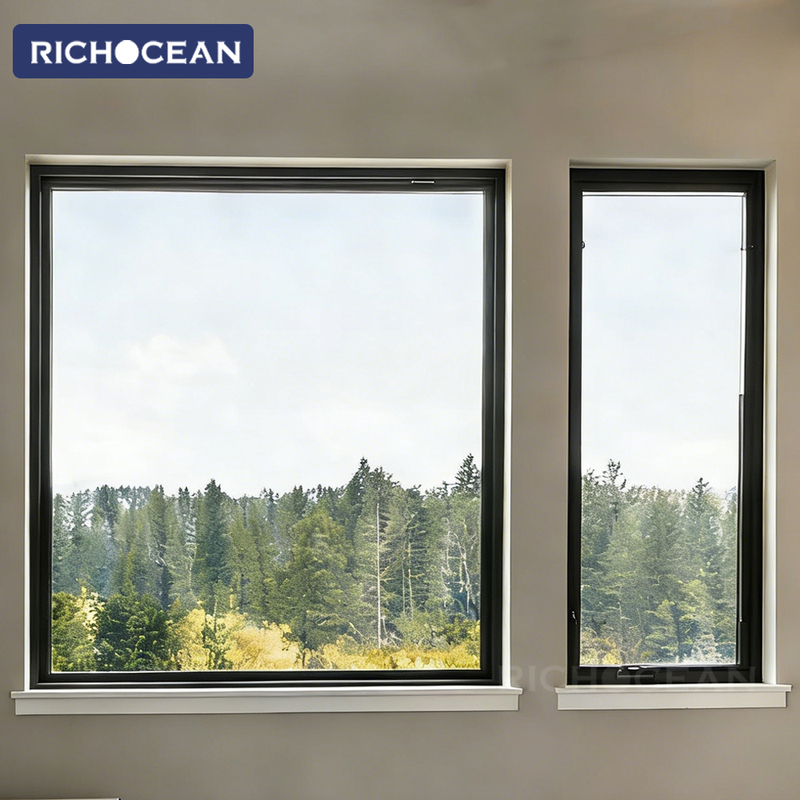 RICHOCEAN Modern Hurricane Proof Aluminum Fixed