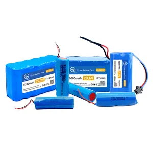 ที่กำหนดเอง3.7V 7.4V 11.1V 14.8V 36V 5ah 6ah 9ah 10ah 20ah 18650แบตเตอรี่ลิเธียมไอออน