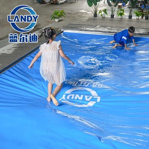 Cubierta Retráctil de PVC para <span class=keywords><strong>Piscina</strong></span> Landy, Protección UV, Antipolvo, Cubiertas Rígidas para Piscinas Enterradas, Se Puede Caminar Sobre Ella - Product Image 3