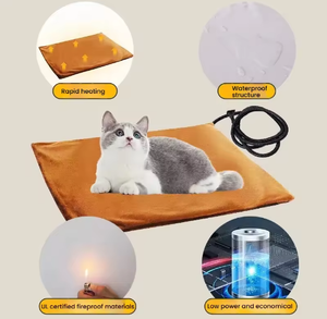 Cozypaws เสื่อให้ความร้อนด้วยตนเองสำหรับสัตว์เลี้ยงแผ่นให้ความอบอุ่นไม่ใช้ไฟฟ้าสำหรับแมวและสุนัขผ้าห่มอุ่นหนาเหมาะสำหรับใส่ในฤดูหนาว - Product Image 5