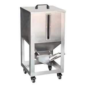 Baril et réservoir de stockage amovibles en acier inoxydable pour granulés plastiques et matières premières des machines auxiliaires de moulage par injection - Product Image 2