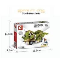 Bloques de construcción Senbao, serie de coches, modelo de coche 607206, bloques de construcción de partículas pequeñas ensamblados para niños, juguetes