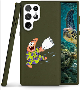 Đối Với Samsung Galaxy S24 Matte Kết Cấu Phân Hủy Vỏ Lúa Mì Tùy Chỉnh In Logo Đối Với Samsung Galaxy S24 Siêu - Product Image 3