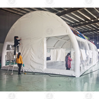 Abri de piscine gonflable résistant aux UV, tente de protection contre les intempéries avec protection contre la pluie et le soleil pour piscine gonflable de jardin
