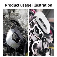 Kit de Herramientas de Diagnóstico de Sincronización del Árbol de Levas para Motor Renault Megane 1.4-2.0L 16V, Construcción en Acero, Estuche de Herramientas, Kits de Herramientas Especiales para Vehículos