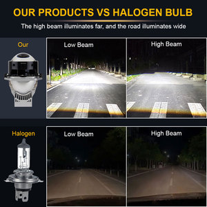 Faros Delanteros LED Bi-Proyector de Alta Calidad de 3 Pulgadas, 65 W, 12 V, 8000 Lúmenes, 6000 K, Resistentes al Agua, Luces Antiniebla para Conducir, Universales para Automóviles - Product Image 6